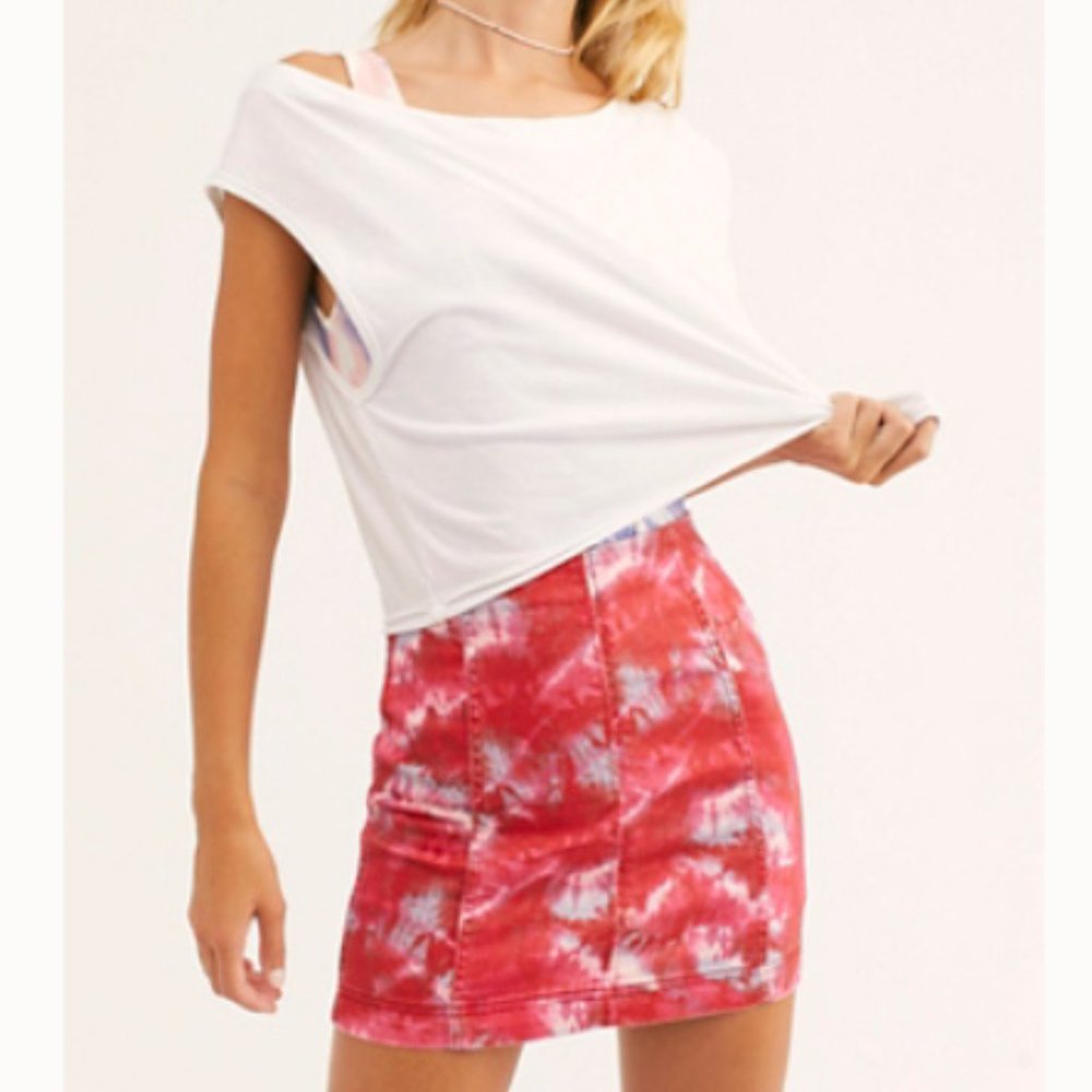 Modern Femme Novelty Skirt - Free People (size 6)